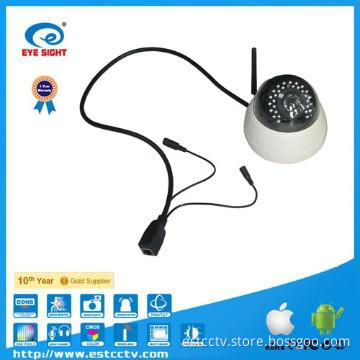 H.264&MJPEG IR-CUT Wireless Megapixel Dome Camera CCTV Wifi